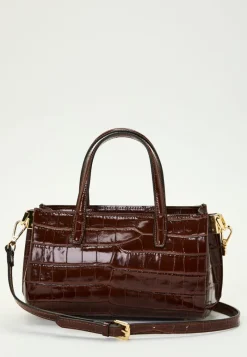 Latalia Ancona Glossy Croco Bag