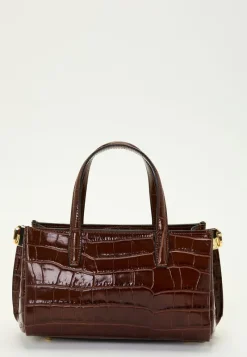 Latalia Ancona Glossy Croco Bag