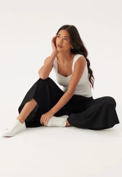 Happy Holly Ankle Soft Wide Leg Pants