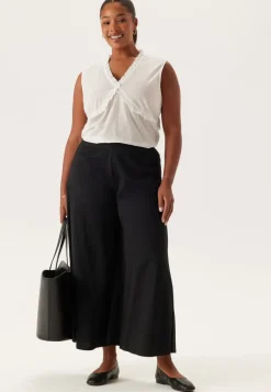 Happy Holly Ankle Soft Wide Leg Pants