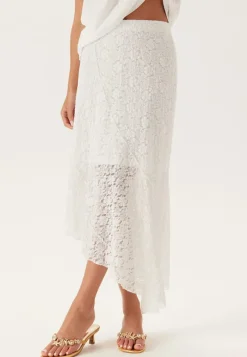 BUBBLEROOM Asymmetric Lace Skirt