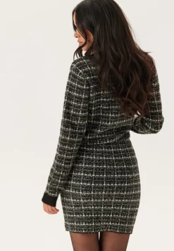 VILA Audrey Check Knit Skirt