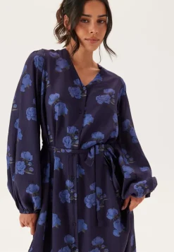 Happy Holly Balloon Sleeve Dress