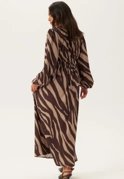 BUBBLEROOM Balloon Sleeve Maxi Dress