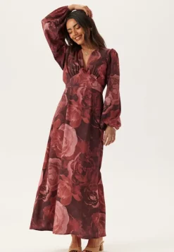 BUBBLEROOM Balloon Sleeve Maxi Dress