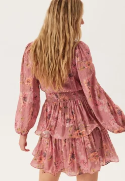 Bubbleroom Occasion Balloon Sleeve Short Flounce Dress