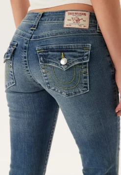 True Religion Becca Mid Rise Boot Cut Flap