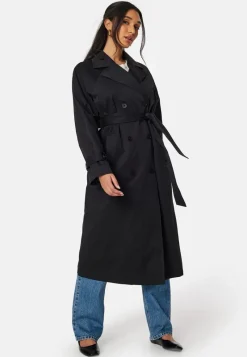 BUBBLEROOM Belted Midi Trenchcoat