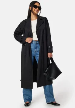 BUBBLEROOM Belted Midi Trenchcoat