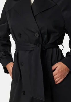 BUBBLEROOM Belted Midi Trenchcoat