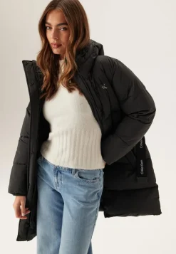 Calvin Klein Jeans Belted Midweight Long Puffer