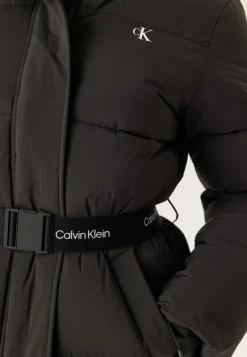 Calvin Klein Jeans Belted Midweight Long Puffer