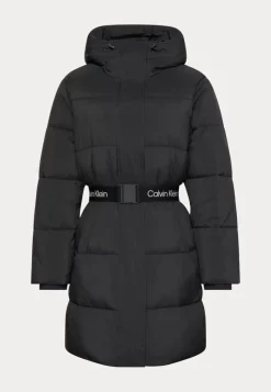 Calvin Klein Jeans Belted Midweight Long Puffer
