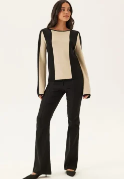 BUBBLEROOM Block Knitted Sweater