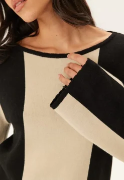 BUBBLEROOM Block Knitted Sweater