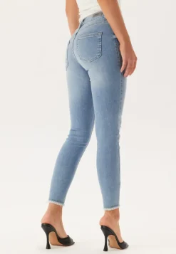 ONLY Blush Life Mid Raw Jeans