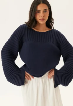 BUBBLEROOM Boatneck Knitted Sweater