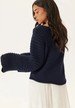 BUBBLEROOM Boatneck Knitted Sweater