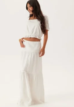 BUBBLEROOM Broderie Anglaise Short Sleeve Blouse