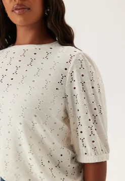 Happy Holly Broderie Anglaise Top