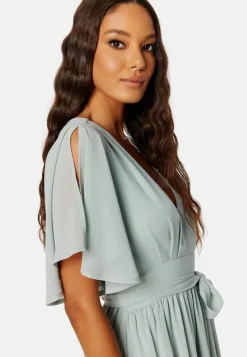 Bubbleroom Occasion Butterfly Sleeve Midi Dress