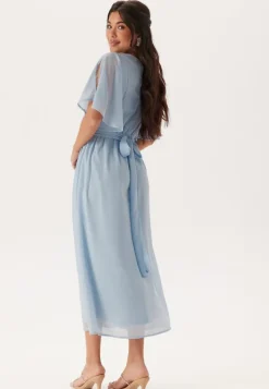 Bubbleroom Occasion Butterfly Sleeve Midi Dress