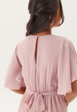 Bubbleroom Occasion Butterfly Sleeve Midi Dress