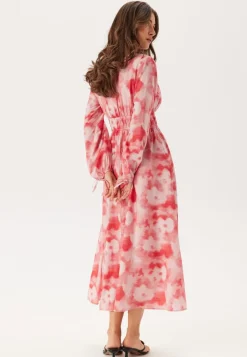 BUBBLEROOM CC V-neck Viscose Strap L/S Dress