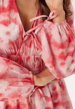 BUBBLEROOM CC V-neck Viscose Strap L/S Dress