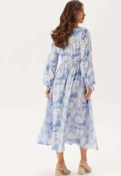 BUBBLEROOM CC V-neck Viscose Strap L/S Dress