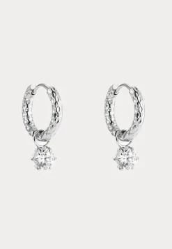 BY JOLIMA Como Hoop Earring Crystal