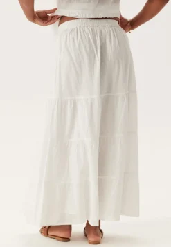 Happy Holly Cotton Dobby Dot Maxi Skirt