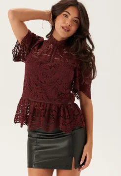 Bubbleroom Occasion Cotton Lace Blouse