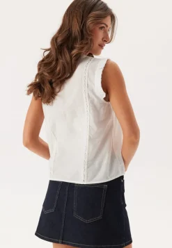 BUBBLEROOM Cotton Lace Blouse