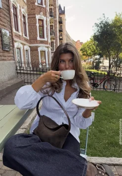 BUBBLEROOM Cotton Smock Shirt