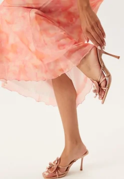 Bubbleroom Occasion Cowl Neck Mesh Dress