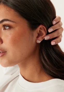 BY JOLIMA Crystal Bow Earring