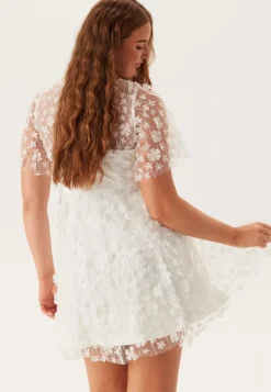 Bubbleroom Occasion 3D Floral V-neck Dress