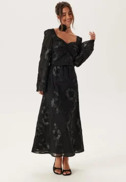 BUBBLEROOM 3D Flower Maxi Skirt