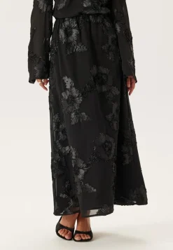 BUBBLEROOM 3D Flower Maxi Skirt