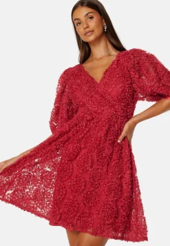 Bubbleroom Occasion 3D Puff Sleeve Dress