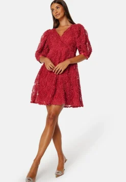 Bubbleroom Occasion 3D Puff Sleeve Dress