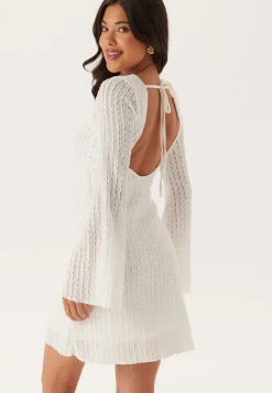 BUBBLEROOM Deep Back Short Structured Dress