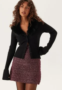 Chiara Forthi Faux Fur Cardigan