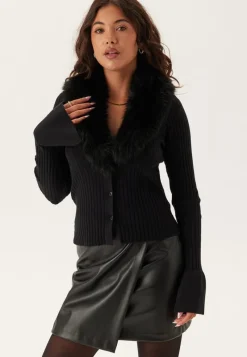 Chiara Forthi Faux Fur Cardigan