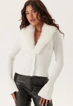 Chiara Forthi Faux Fur Cardigan