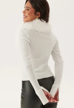 Chiara Forthi Faux Fur Cardigan