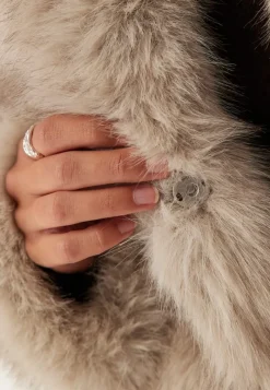 BUBBLEROOM Faux Fur Jacket