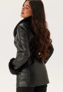 Chiara Forthi Faux Fur PU Jacket