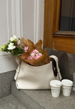 BUBBLEROOM Faux Leather Tote Bag